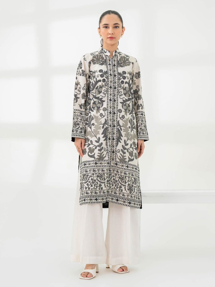 Khaddar Shirt - Printed (Pret) - Pehnaawaa