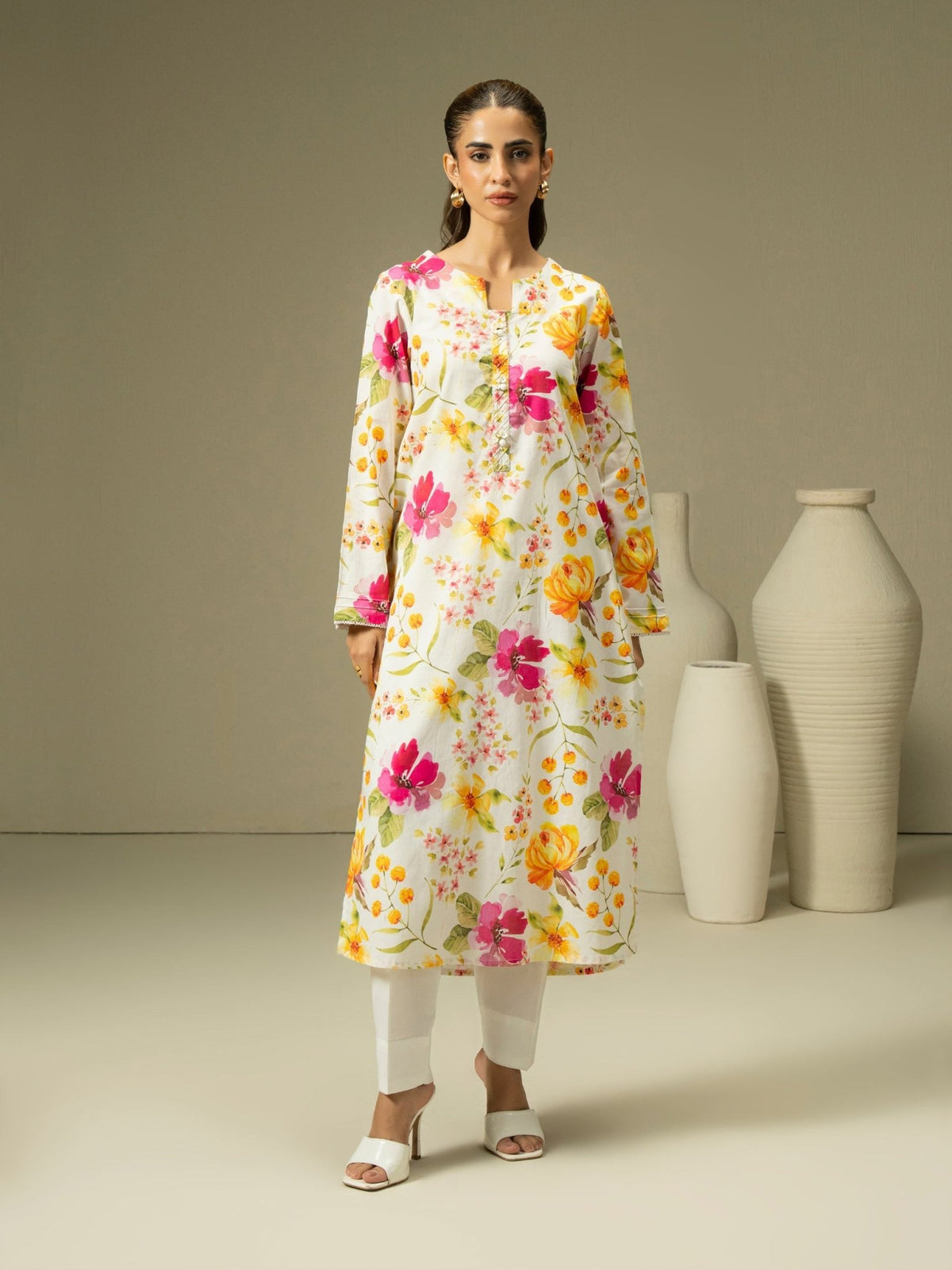 Khaddar Shirt-Printed (Pret)