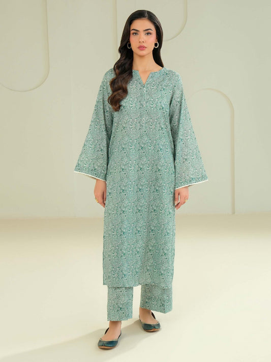 Khaddar Shirt - Printed (Unstitched) - Pehnaawaa