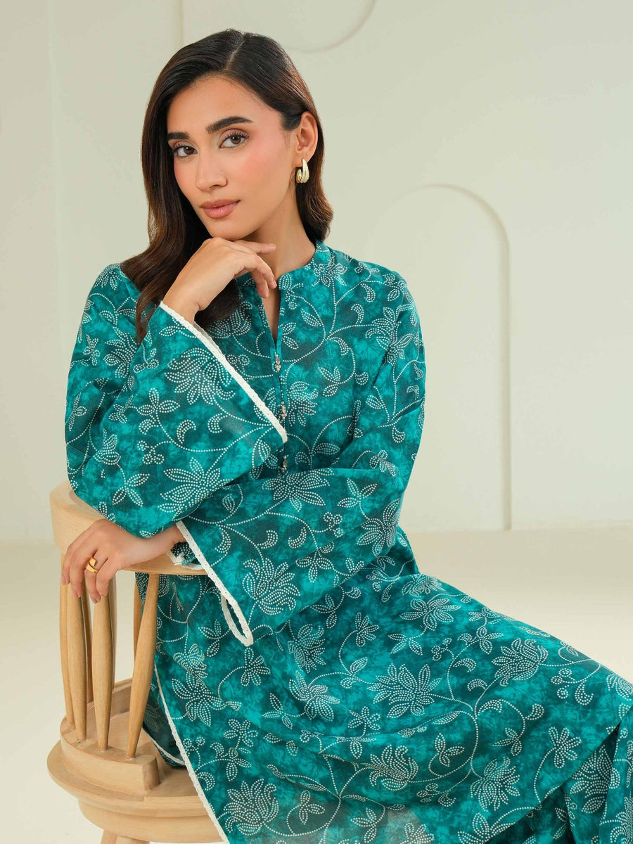 Khaddar Shirt - Printed (Unstitched) - Pehnaawaa