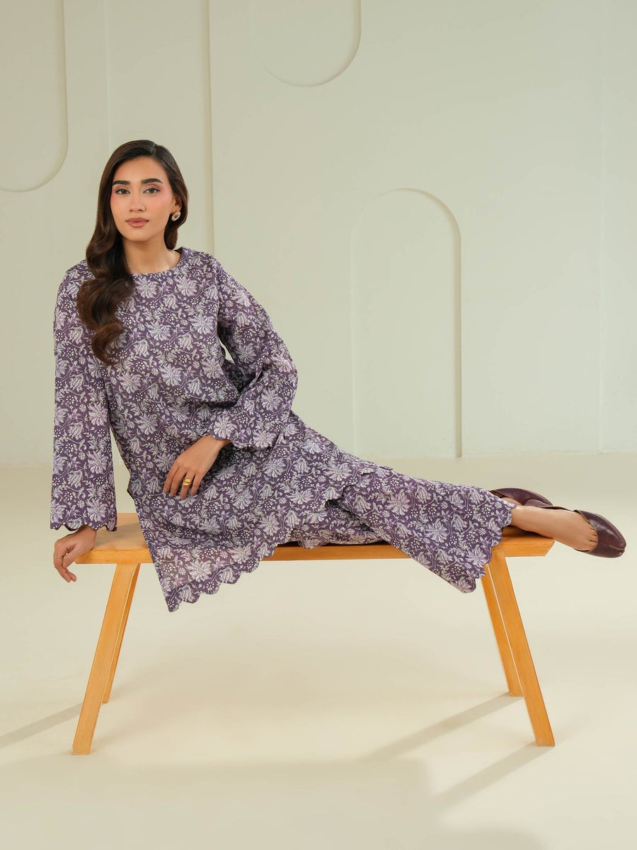 Khaddar Shirt - Printed (Unstitched) - Pehnaawaa