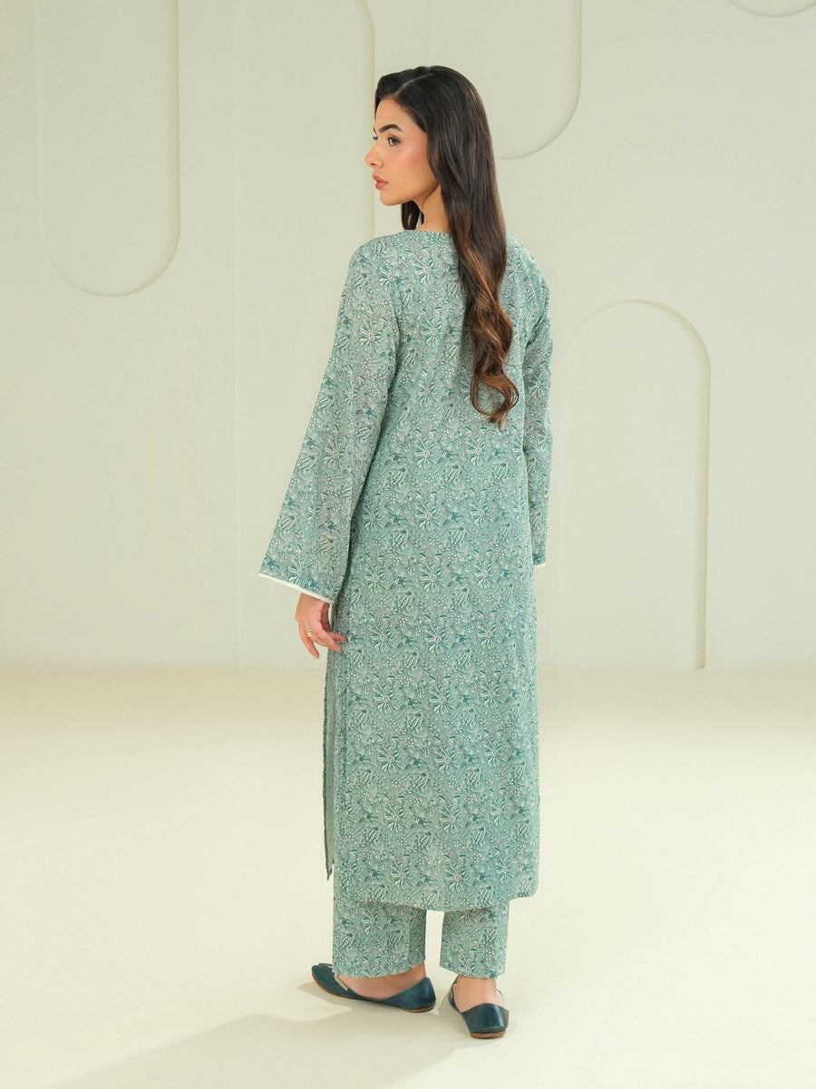 Khaddar Shirt - Printed (Unstitched) - Pehnaawaa