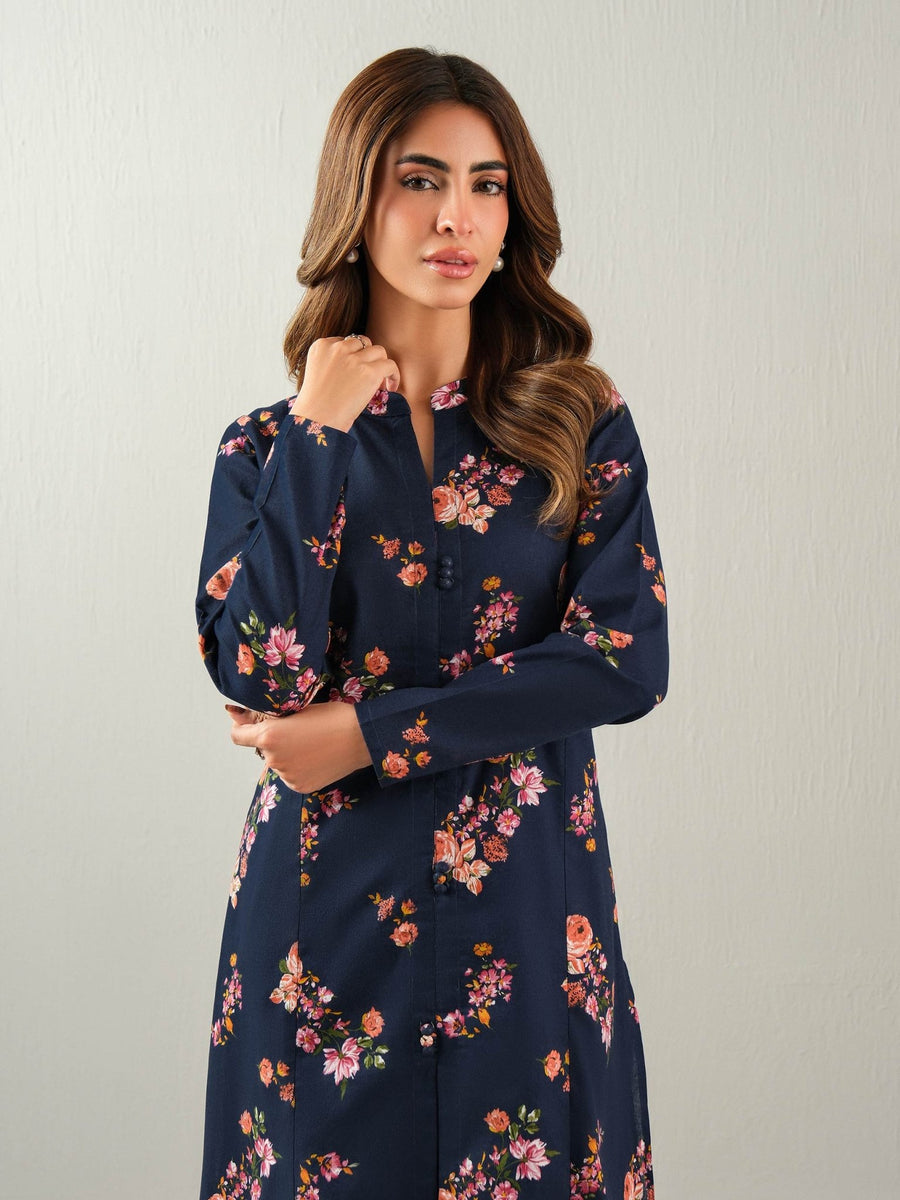 Khaddar Shirt - Printed (Unstitched) - Pehnaawaa
