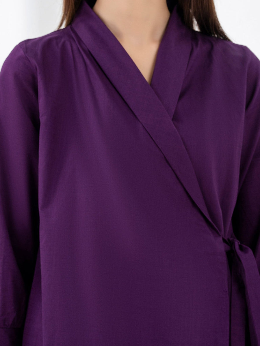 Lawn Cardigan - Dyed (Pret) - Pehnaawaa