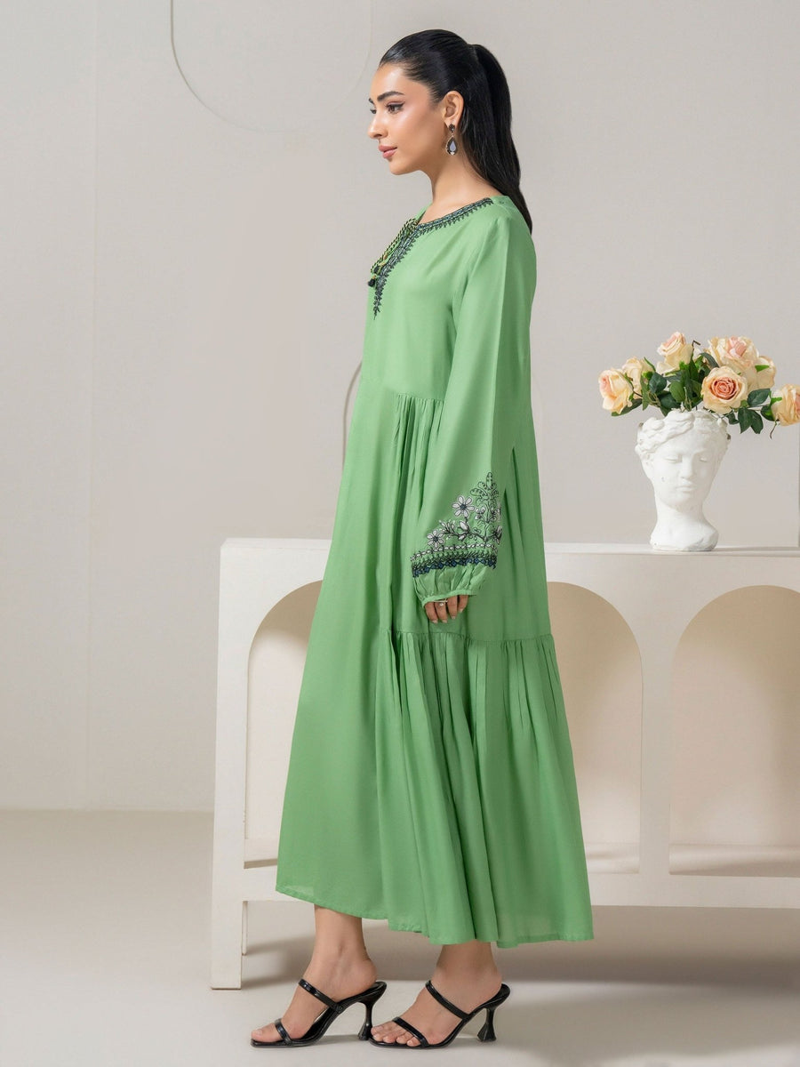 Lawn Frock - Embroidered (Pret) - Pehnaawaa
