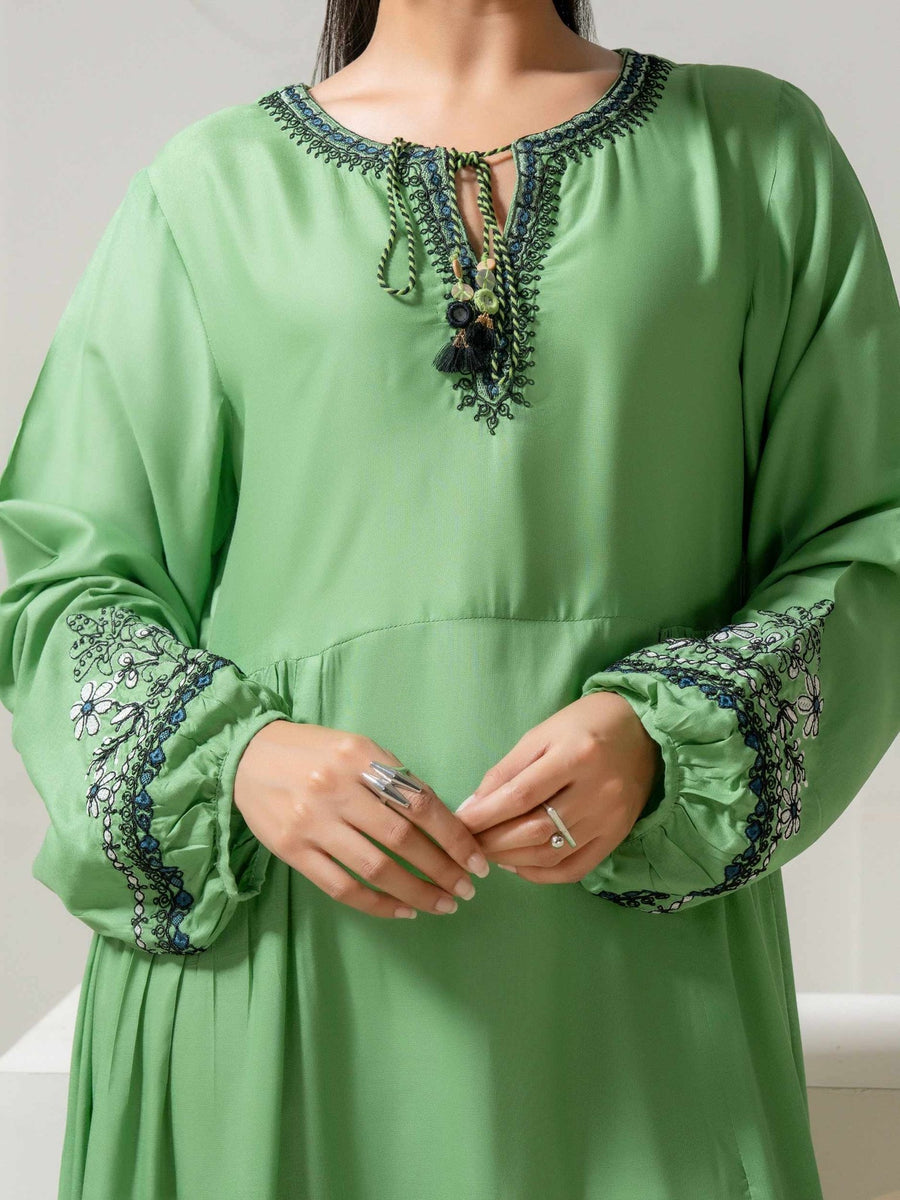 Lawn Frock - Embroidered (Pret) - Pehnaawaa
