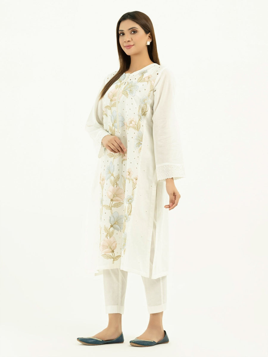 Lawn Shirt - Embroidered (Pret) - Pehnaawaa