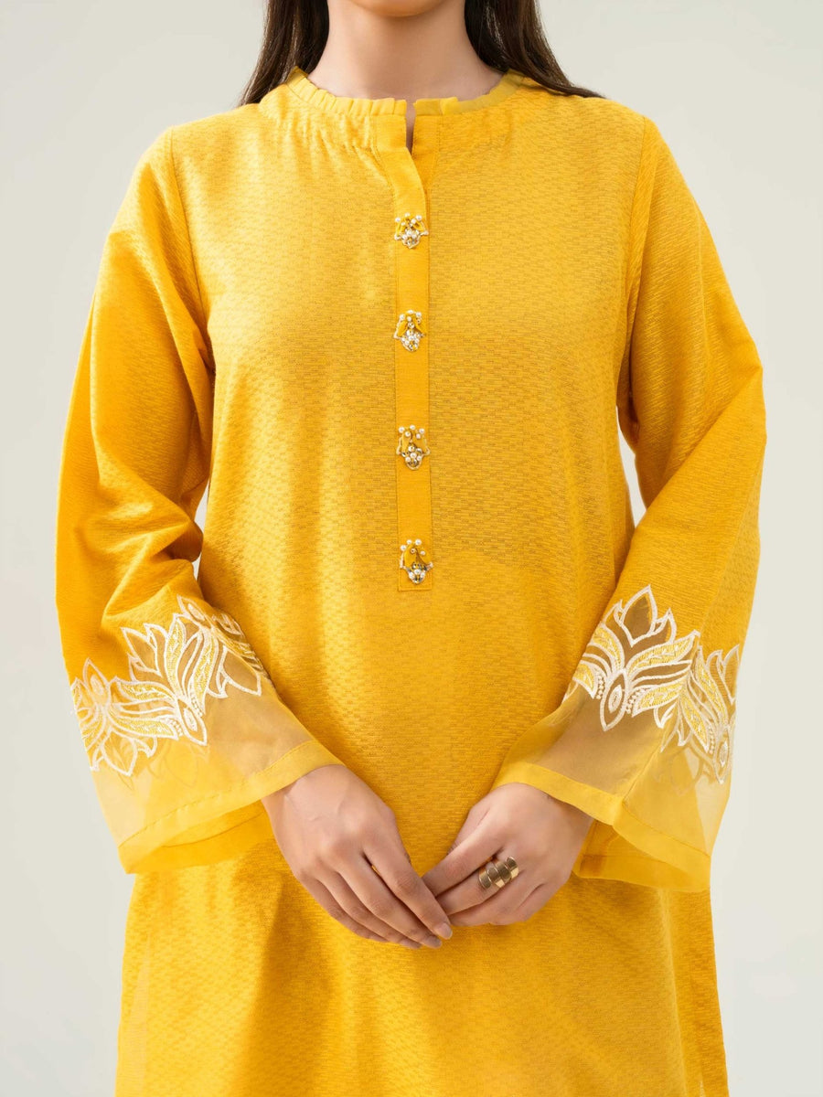Lawn Shirt - Embroidered (Pret) - Pehnaawaa