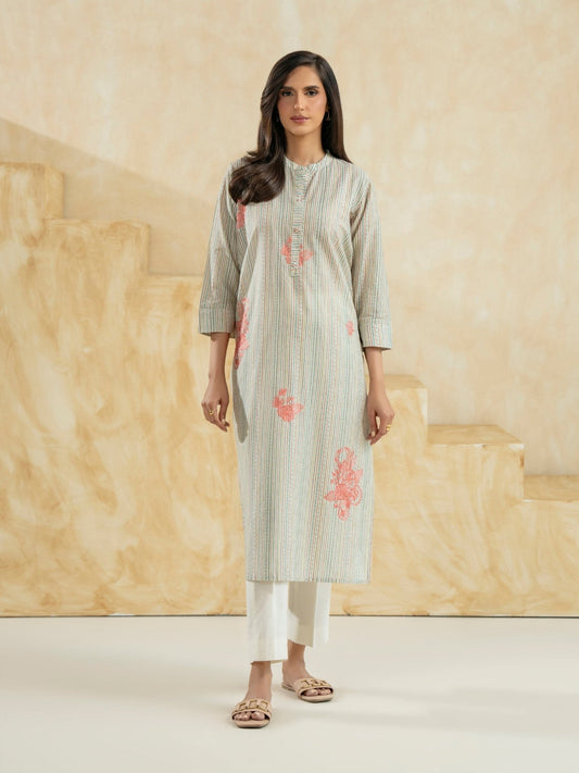 Lawn Shirt - Embroidered (Pret) - Pehnaawaa