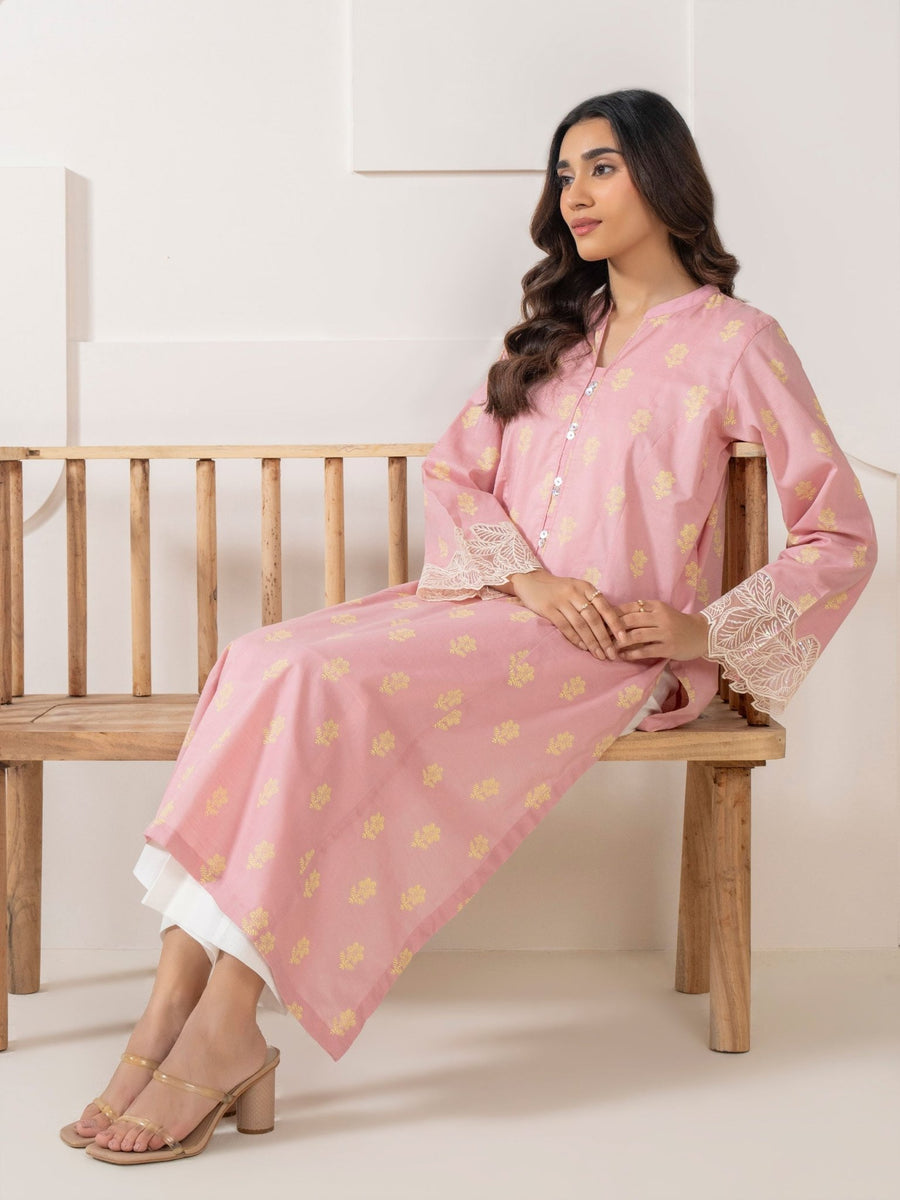 Lawn Shirt - Embroidered (Pret) - Pehnaawaa