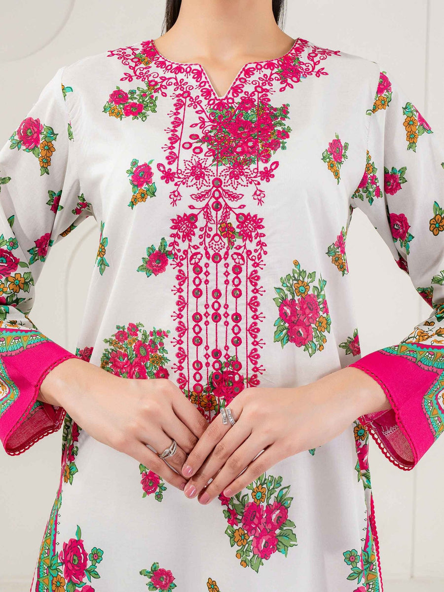 Lawn Shirt - Embroidered (Pret) - Pehnaawaa