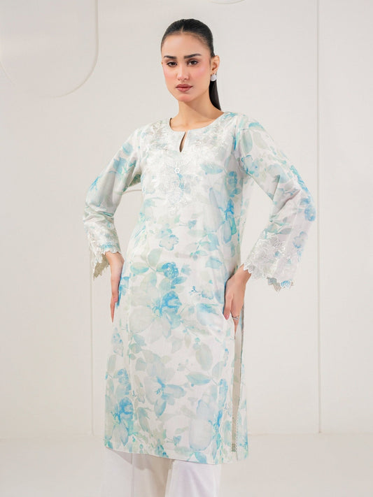 Lawn Shirt - Embroidered (Pret) - Pehnaawaa