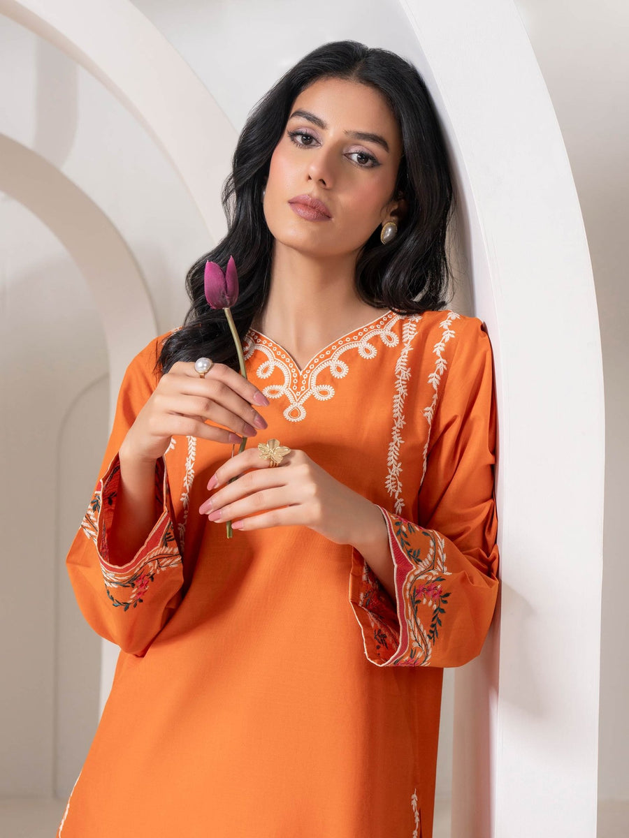 Lawn Shirt - Embroidered (Pret) - Pehnaawaa