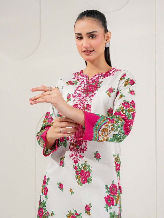 Lawn Shirt - Embroidered (Pret) - Pehnaawaa