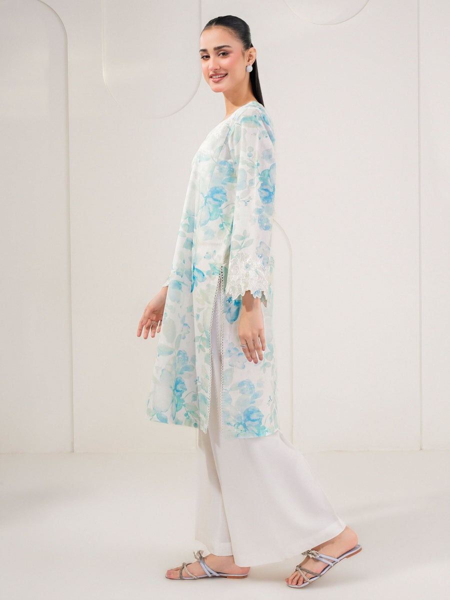 Lawn Shirt - Embroidered (Pret) - Pehnaawaa