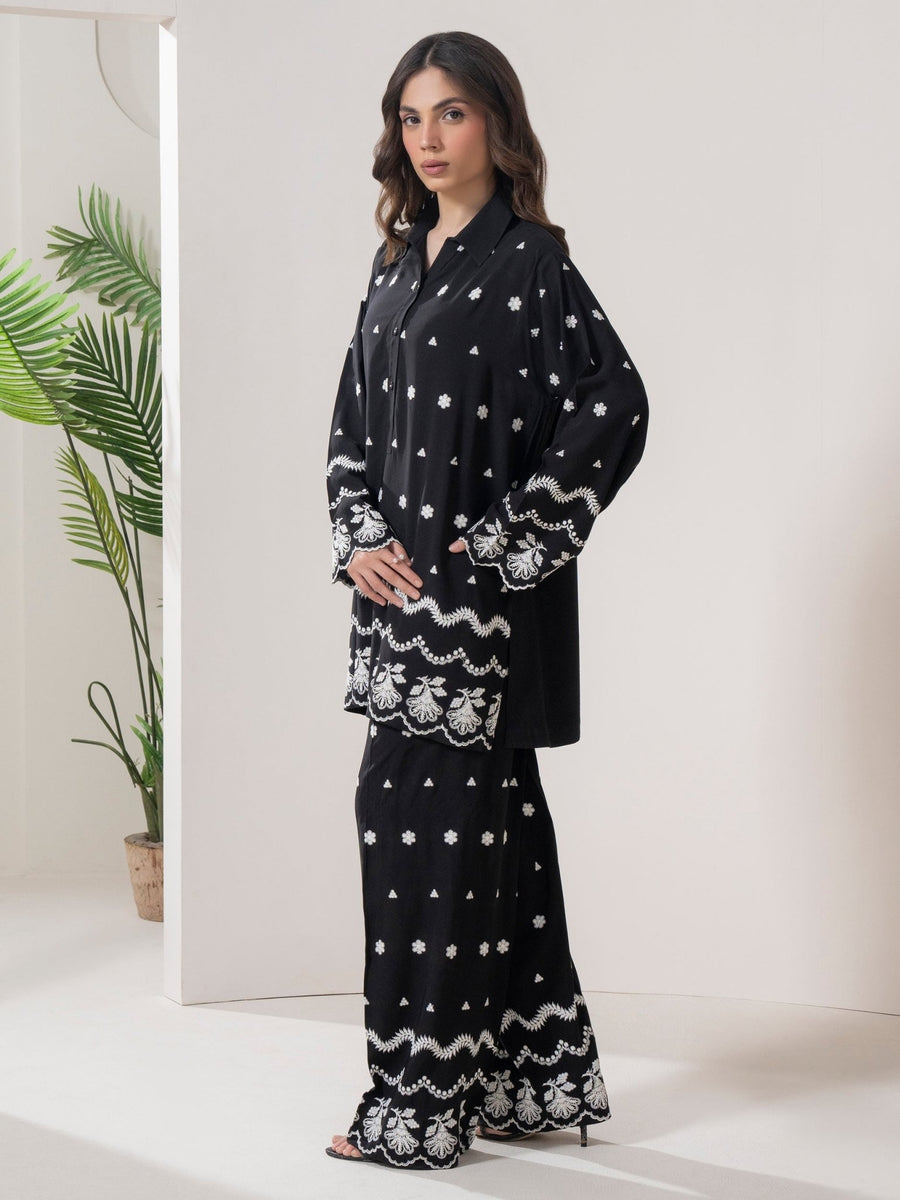 Linen Co - ord - Embroidered - Pehnaawaa