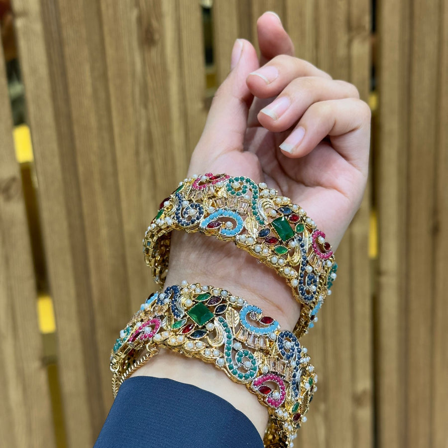 Luxury Naurattan Bangles 02 - Pehnaawaa
