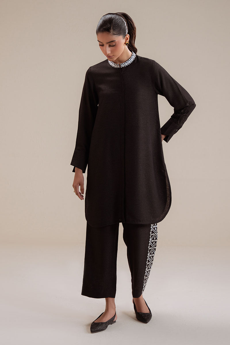 BLACK MIST-2PC (SHIRT & TROUSER) - Pehnaawaa