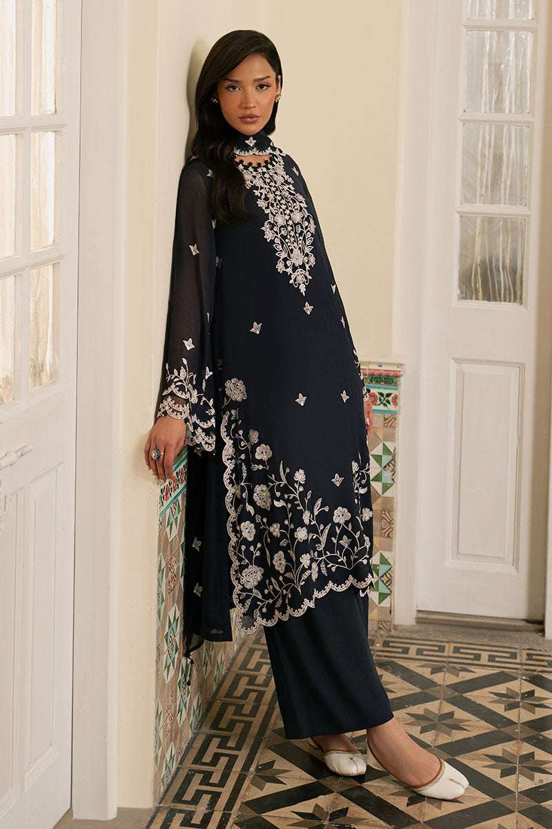 CERULEAN STITCH-3PC (SHIRT, TROUSER & DUPATTA) - Pehnaawaa