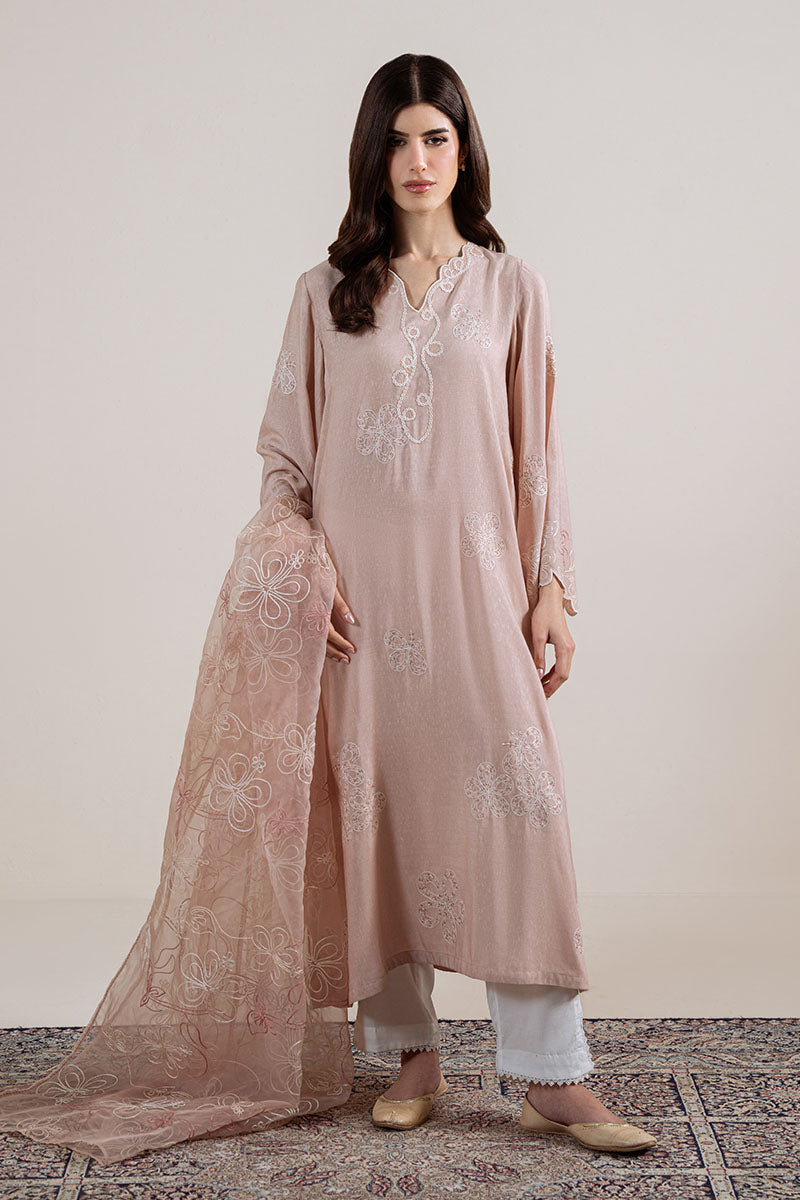 PINK SWIRL-2PC (SHIRT & DUPATTA) - Pehnaawaa