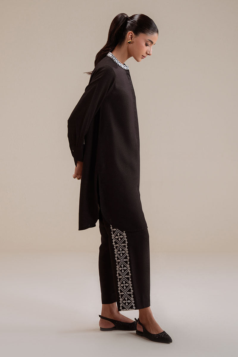 BLACK MIST-2PC (SHIRT & TROUSER) - Pehnaawaa