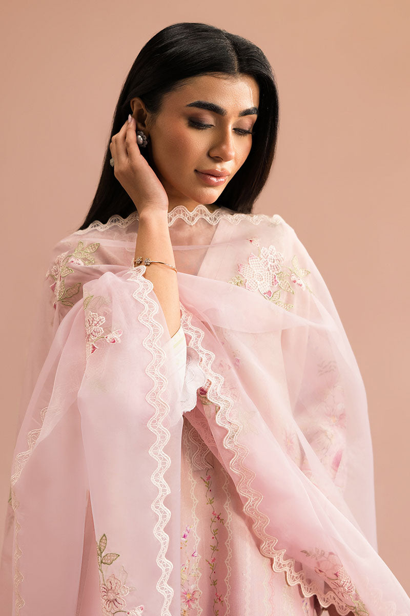 CORAL DREAM-2PC (SHIRT & DUPATTA) - Pehnaawaa