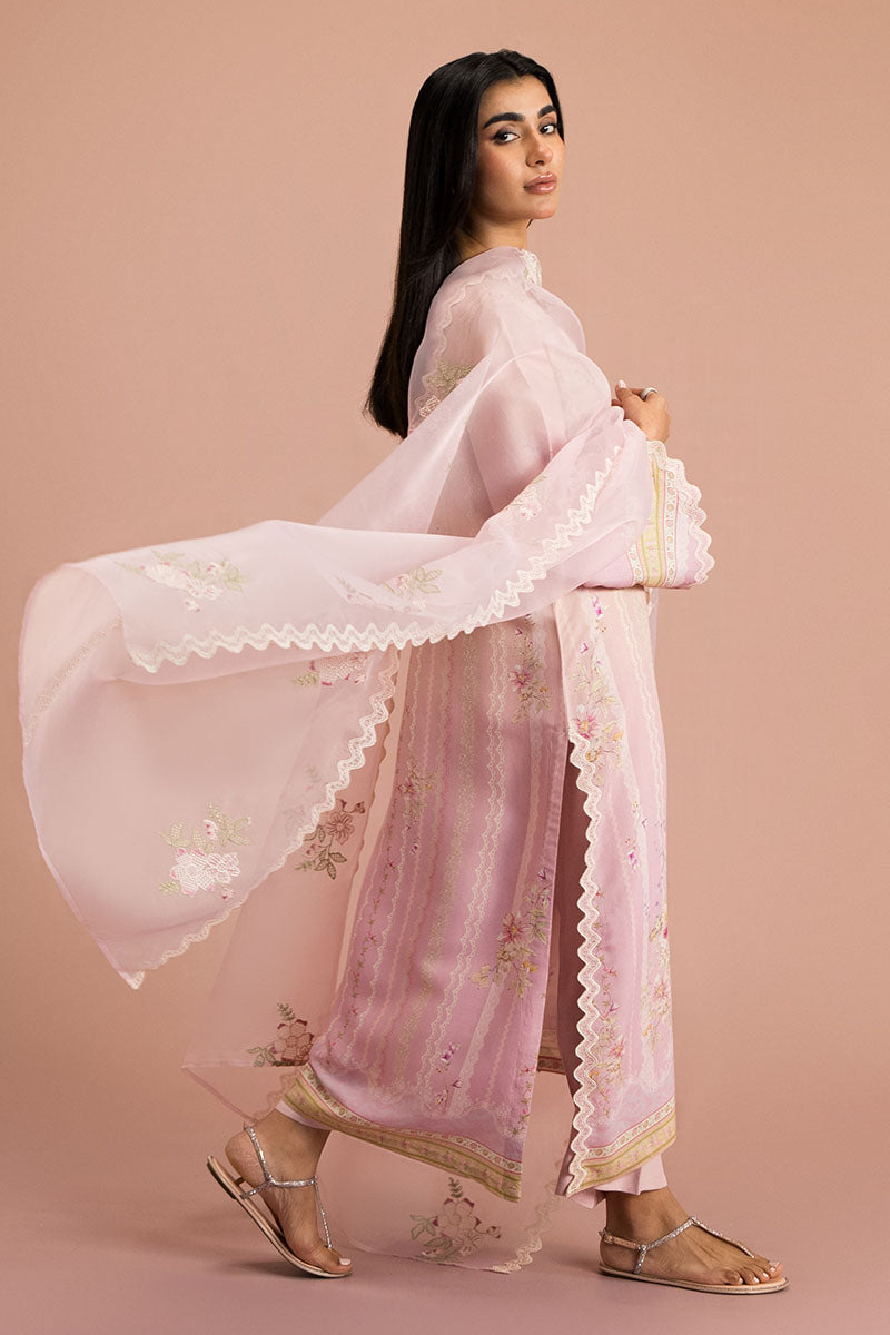 CORAL DREAM-2PC (SHIRT & DUPATTA) - Pehnaawaa