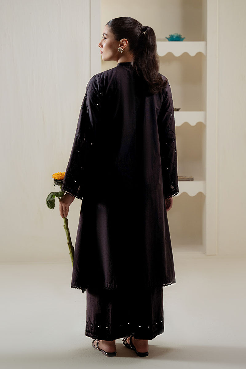 NOIR SPELL EMBROIDERED SHIRT - Pehnaawaa