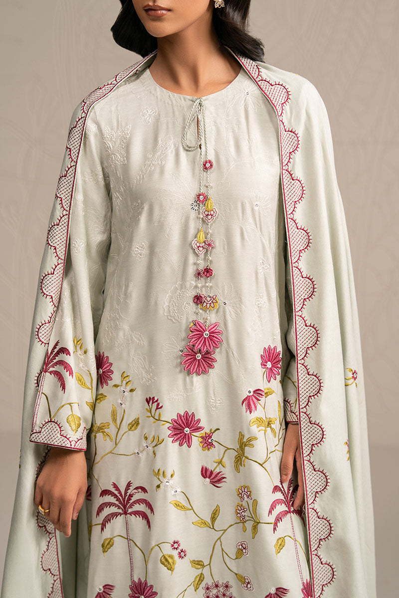 PASTEL GROVE-3PC (SHIRT, TROUSER & DUPATTA) - Pehnaawaa