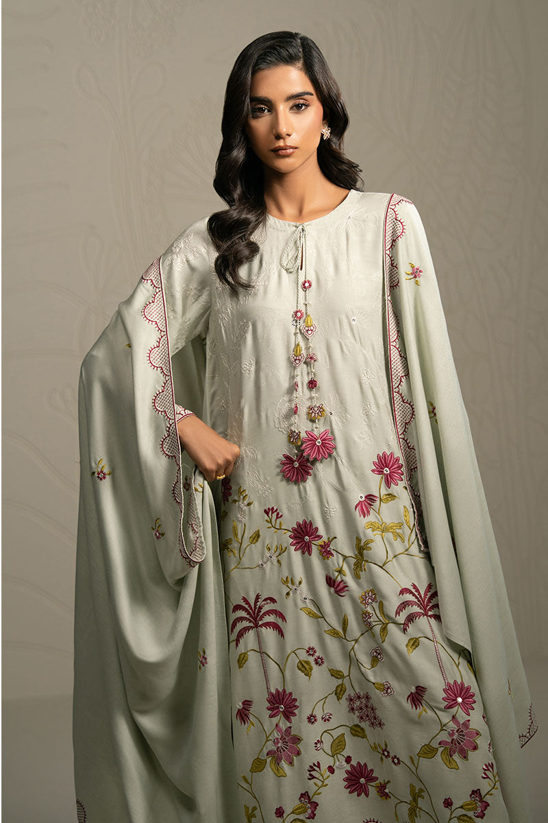 PASTEL GROVE-3PC (SHIRT, TROUSER & DUPATTA) - Pehnaawaa
