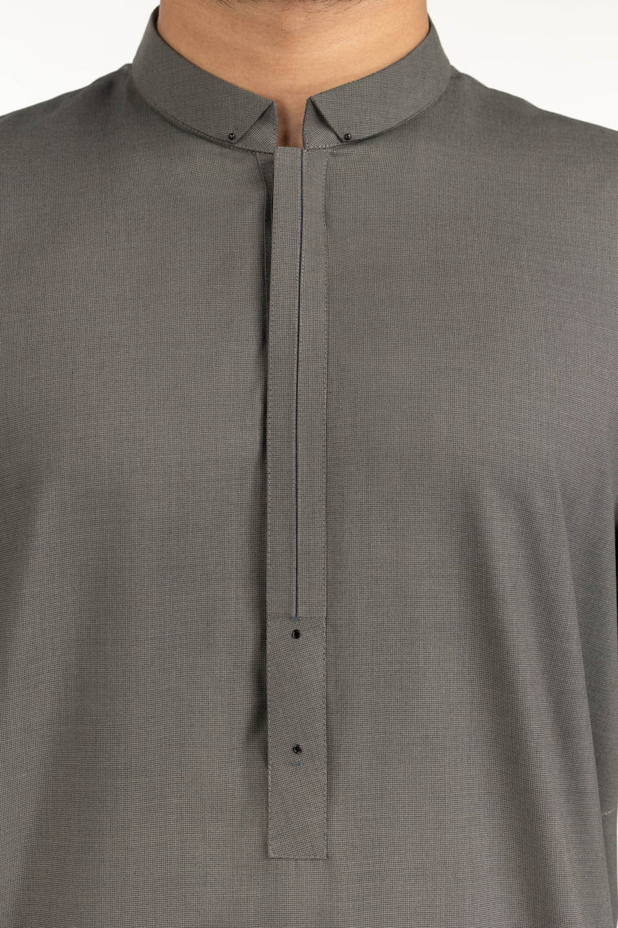 Sage Cotton 2-Piece Kurta | Minimalist Placket Design