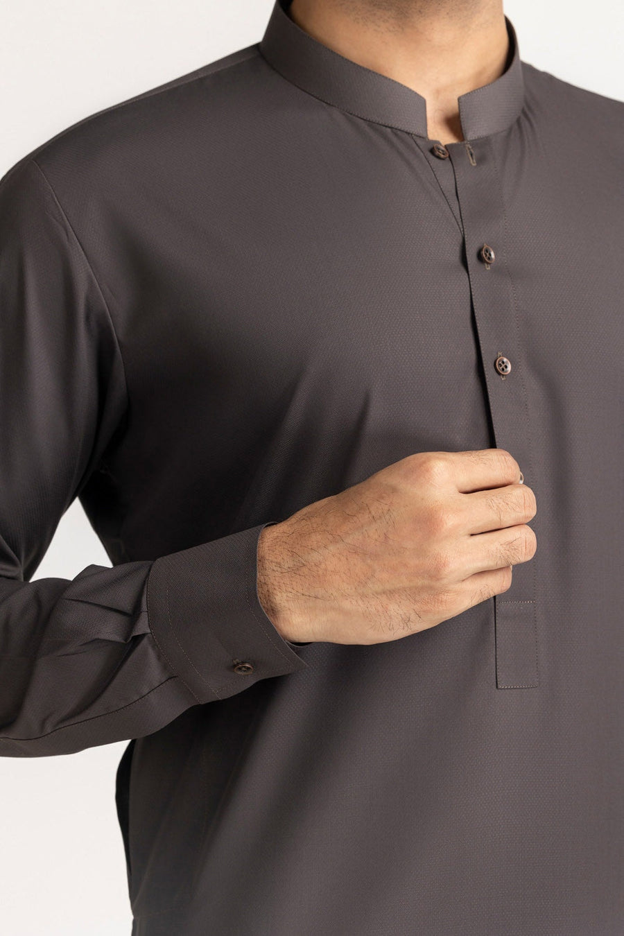 Ivory Cotton 2-Piece Men's Salwar Kameez | Relaxed Fit