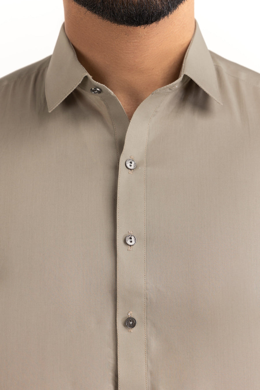 Ivory Cotton 2-Piece Kurta Set | Classic Collar Tunic