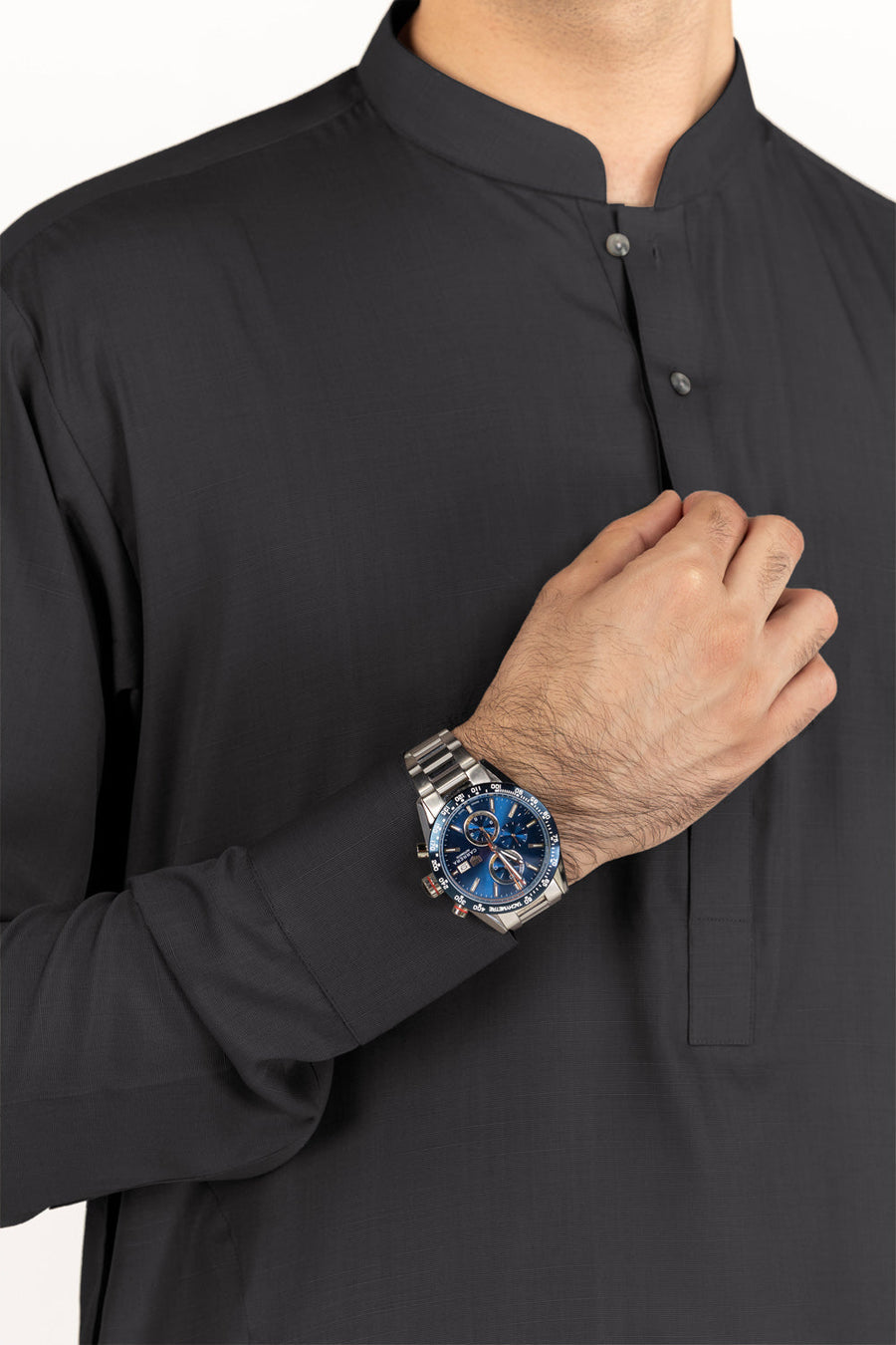 Off-White Cotton 2-Piece Men's Kurta | Classic Collar