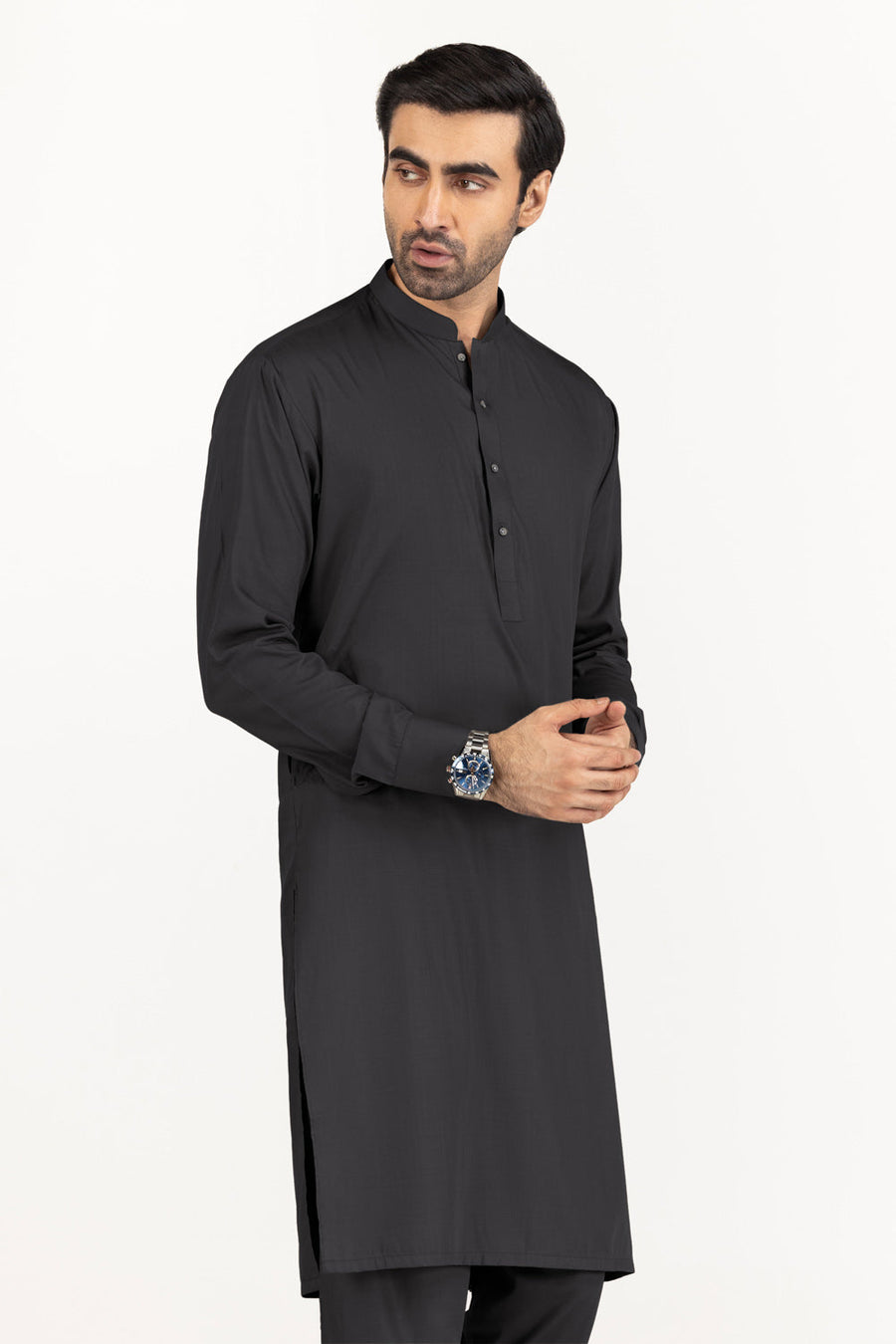 Off-White Cotton 2-Piece Men's Kurta | Classic Collar