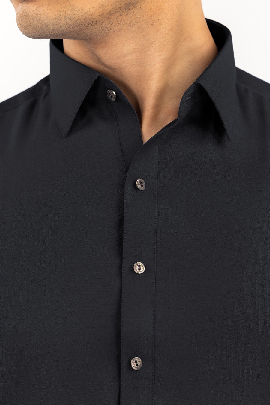 Off-White Cotton Blend 2-Piece Kurta | Mandarin Collar