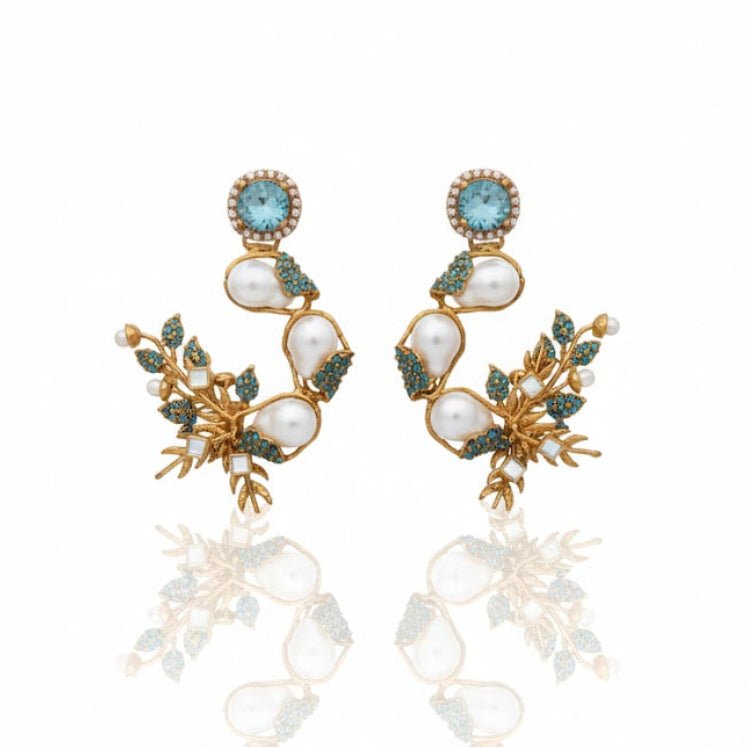Pearl Shimmer Dangles - Pehnaawaa