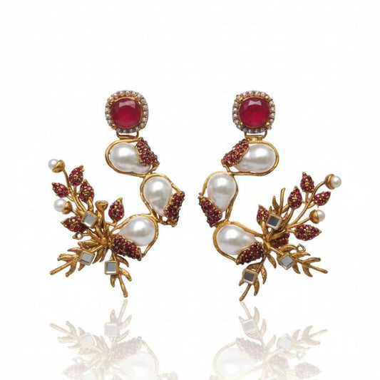 Pearl Shimmer Dangles - Pehnaawaa