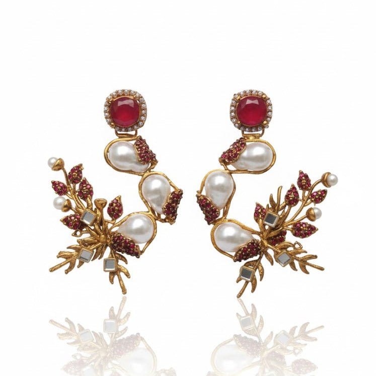 Pearl Shimmer Dangles - Pehnaawaa