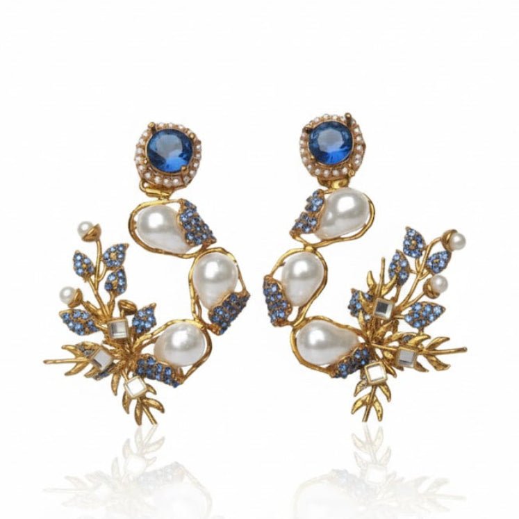 Pearl Shimmer Dangles - Pehnaawaa