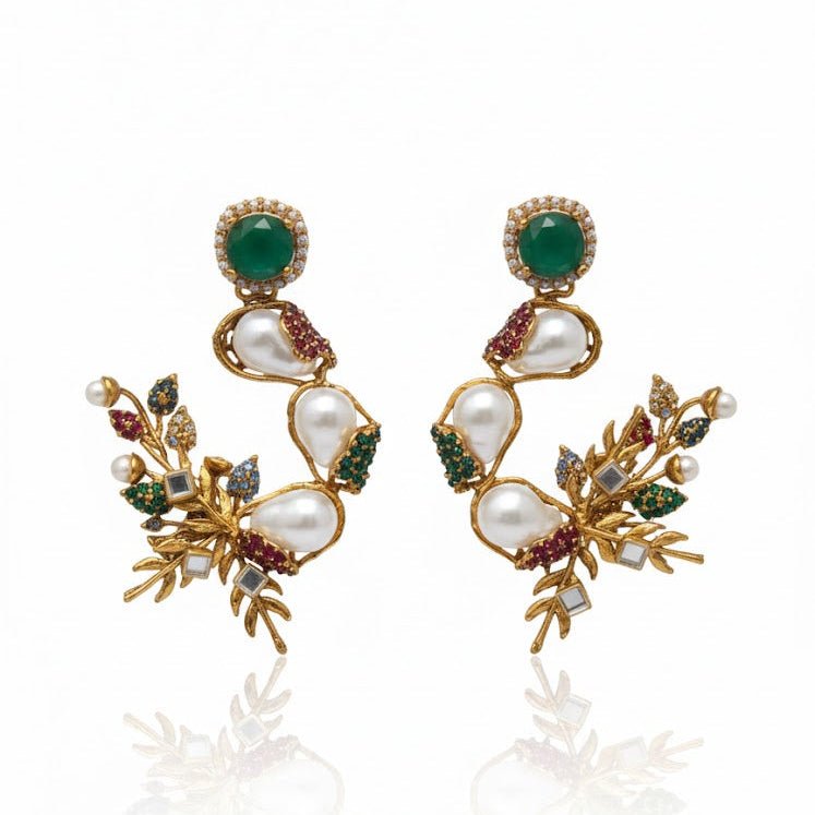 Pearl Shimmer Dangles - Pehnaawaa