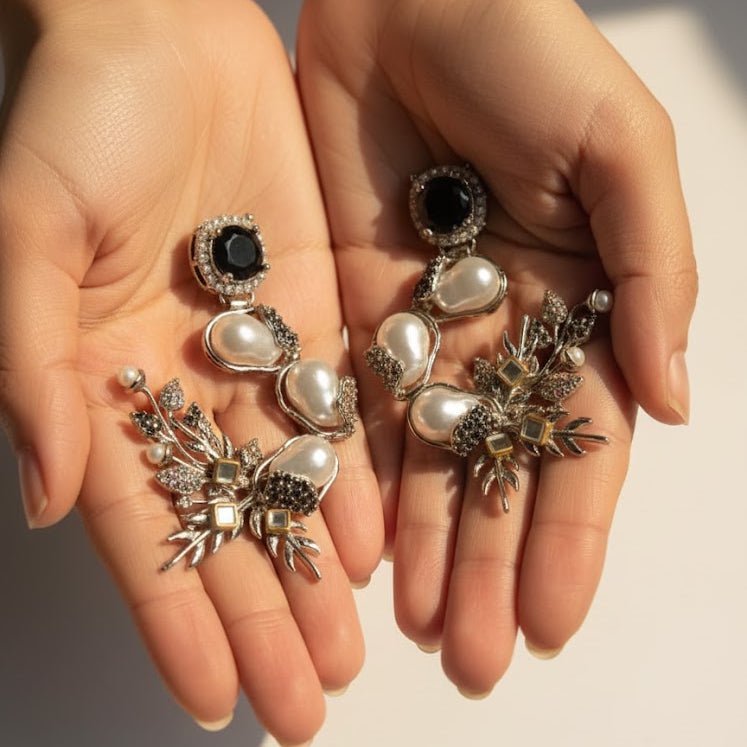 Pearl Shimmer Dangles - Pehnaawaa