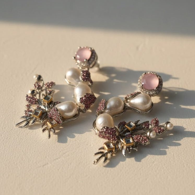 Pearl Shimmer Dangles - Pehnaawaa