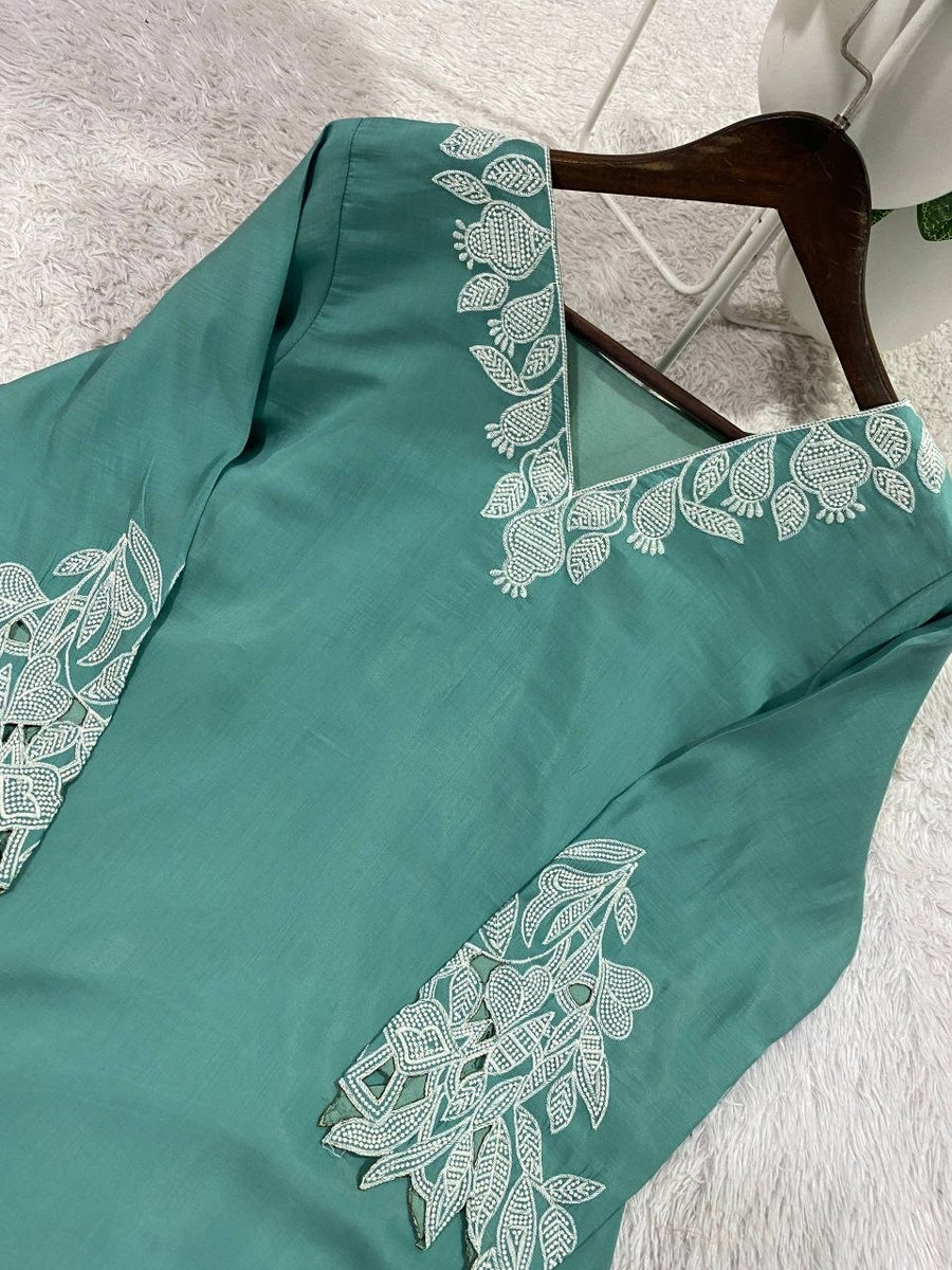 Emerald Elegance Tunic