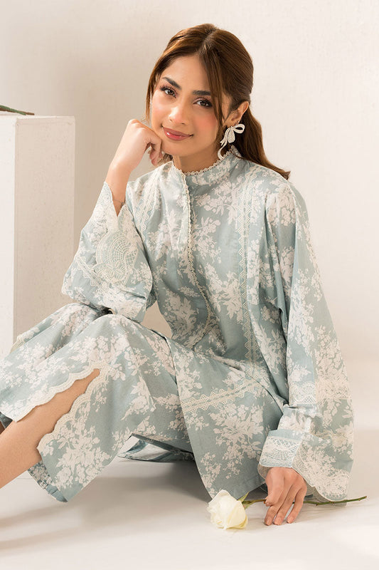 AQUATIC MAZE -2 PC (SHIRT & TROUSER) - Pehnaawaa
