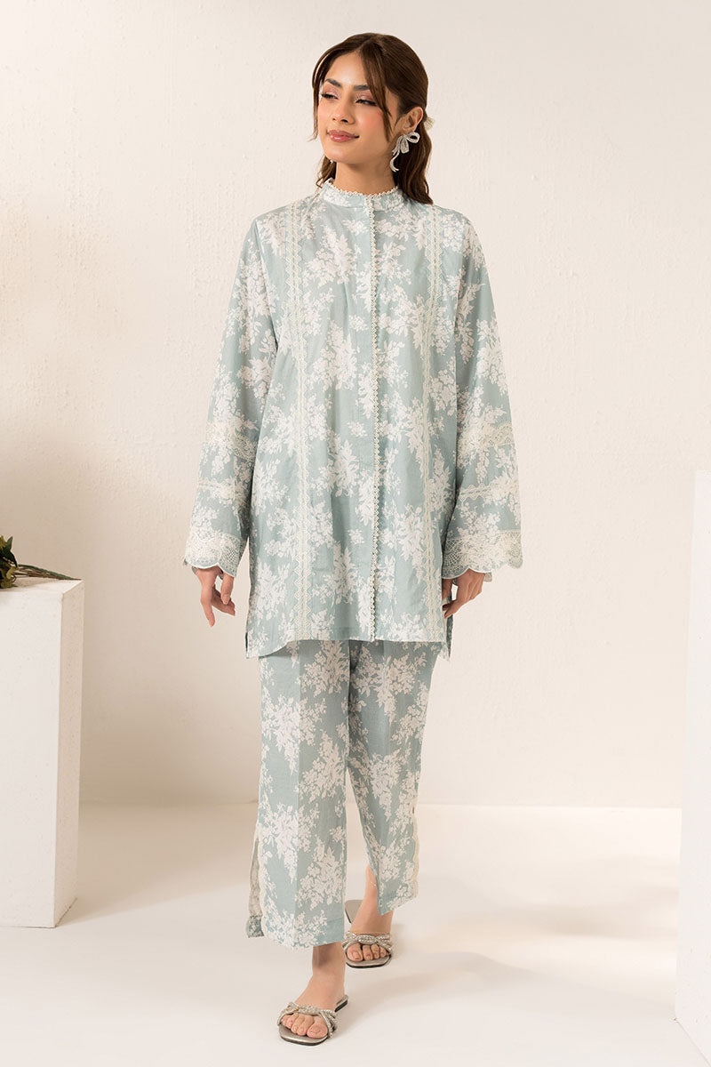 AQUATIC MAZE -2 PC (SHIRT & TROUSER) - Pehnaawaa