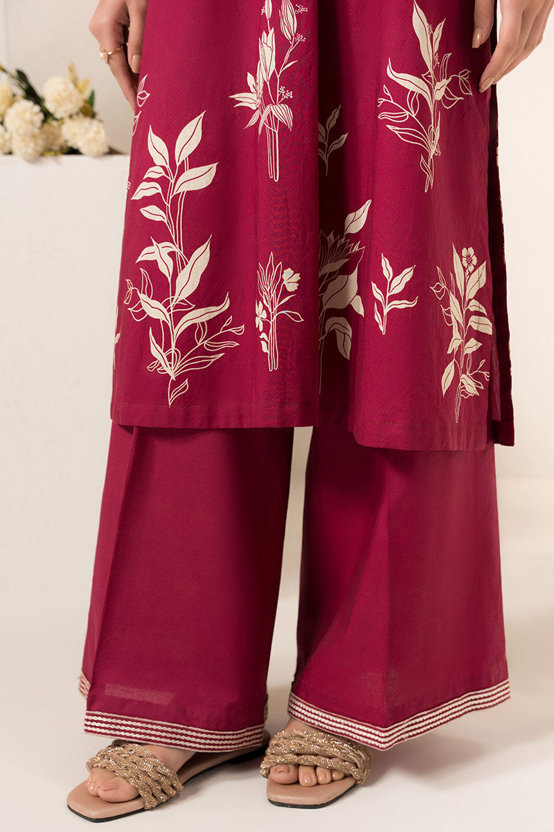 CERISE GLOW -2 PC (SHIRT & TROUSER) - Pehnaawaa