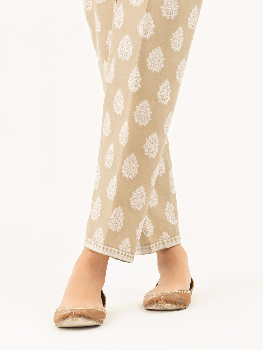 Printed Jacquard Trousers(Pret) - Pehnaawaa