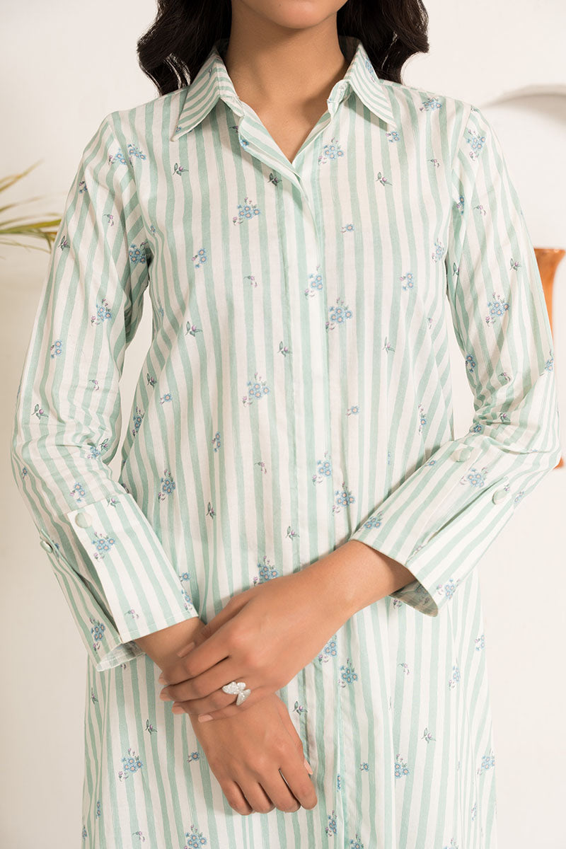 AQUA TALE-2PC (SHIRT & TROUSER)