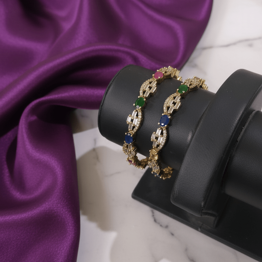 Radiance Bangles Pair - Pehnaawaa